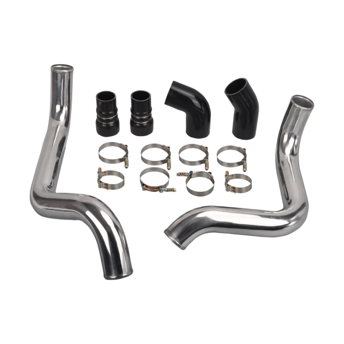 3" Polished Intercooler Pipe &Boot Kit For 2002-2004 GMC 6.6L LB7 Duramax Diesel