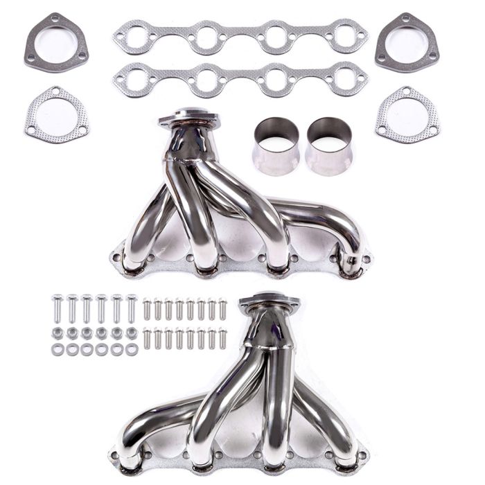 71-78 Ford 260 289 302 V8 SBF Small Block Hugger 5.0L 5.8L Shorty Header Exhaust Manifold