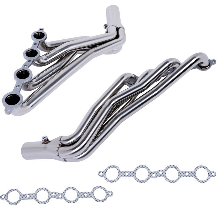 07-14 Chevy GMC Cadillac Silverado Sierra Truck Stainless Exhaust Manifold Header