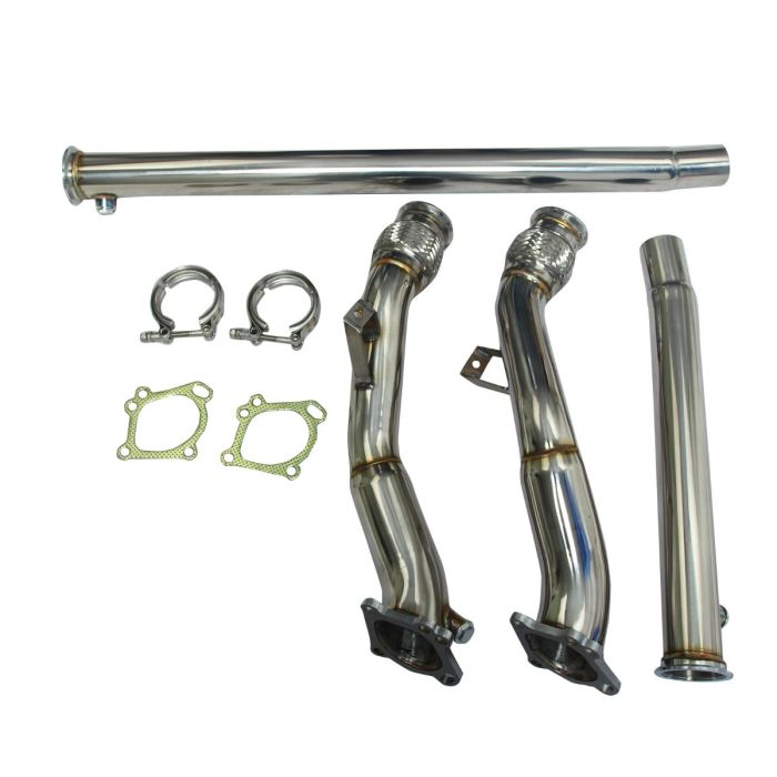 2000-2004 Audi S4 RS4 A6 Allroad 2.7L K03 K04 RS6 Turbo 3" to 2.5" Downpipe Exhaust