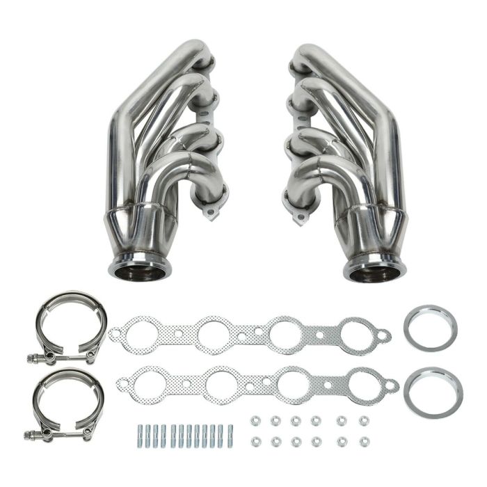 Shorty Header Exhaust Manifold for Chevy LSX LS1 LS2 LS3 LS6 1998-2014 Stainless Steel