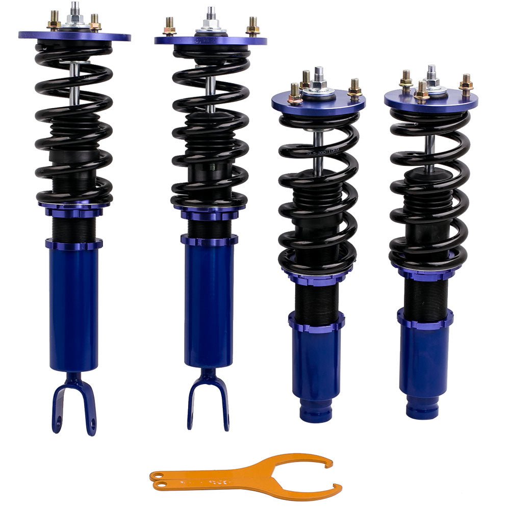 Honda Accord 1994-1997 Acura CL 97-99 Adj. Height Shock Strut Coilovers Blue lowering kit