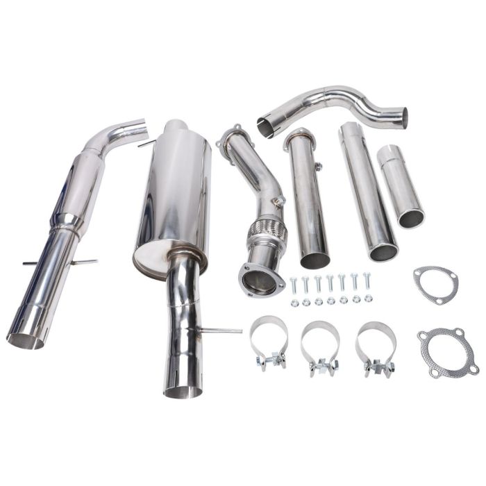 1999-2005 Volkswagen VW Golf MK4 Jetta 1.8T Turbo 3" Muffler Tip Catback/Downpipe Exhaust System