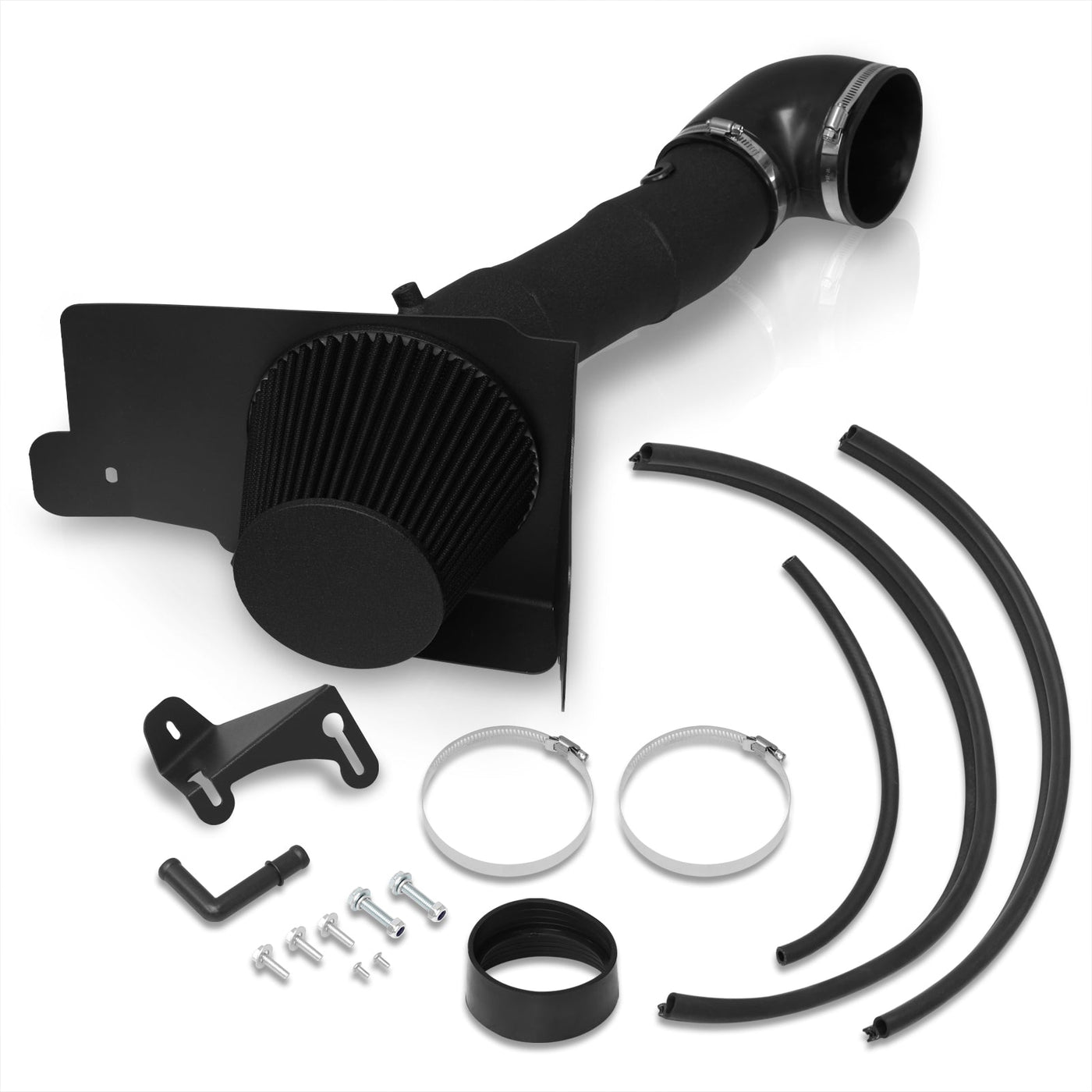 Ford Mustang 4.6L V8 2005-2009 Cold Air Intake Black + Heat Shield