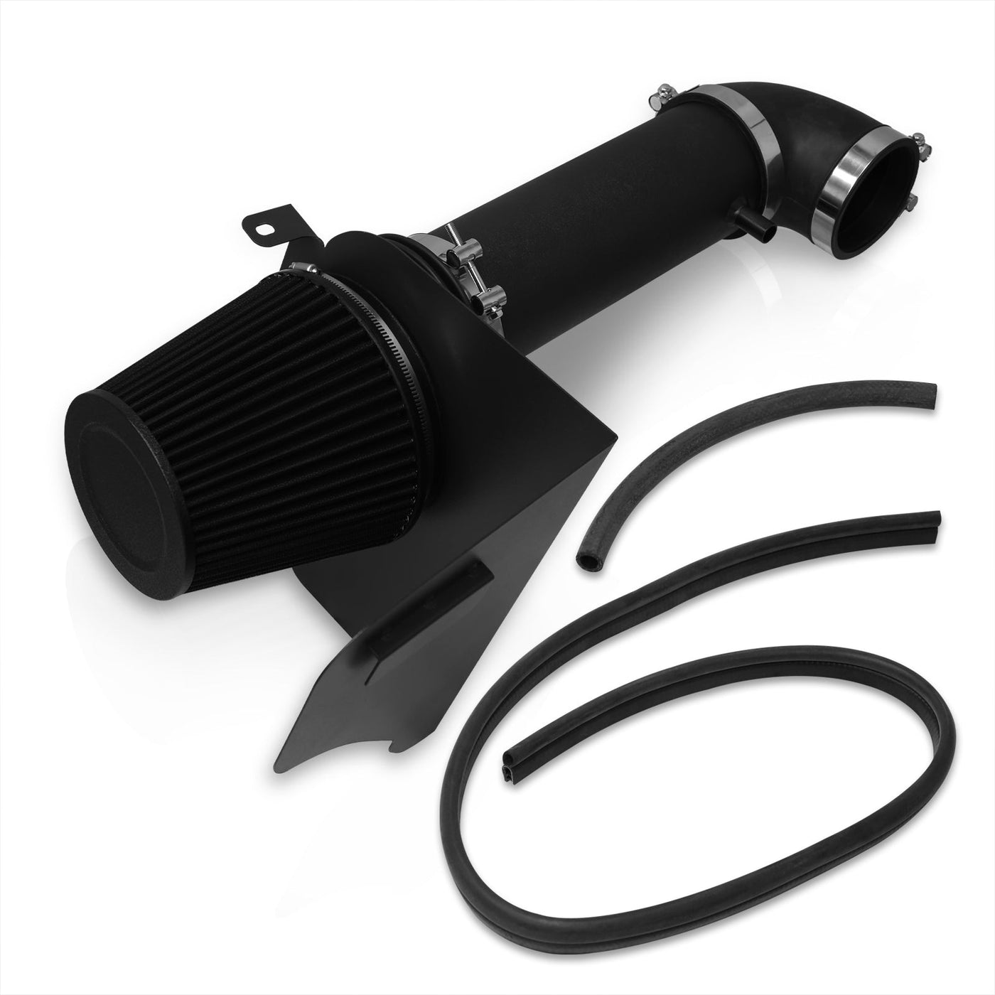 Chrysler 300C 2005-2010 / Dodge Charger 2006-2010 / Challenger 2008-2010 / Magnum 2005-2008 5.7L 6.1L V8 Cold Air Intake Black + Heat Shield