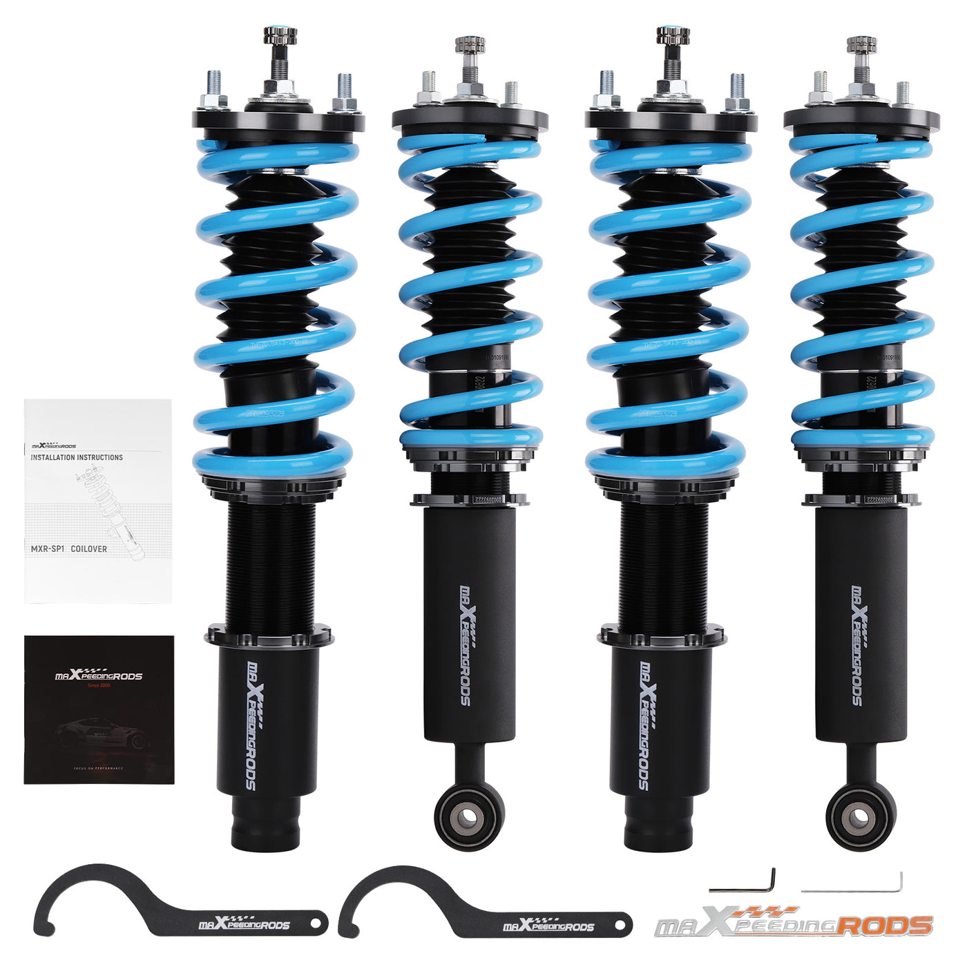 Height And Damper Adjustable Coilover Suspension Kit Honda CR-V 1996-2001 1st Gen lowering kit