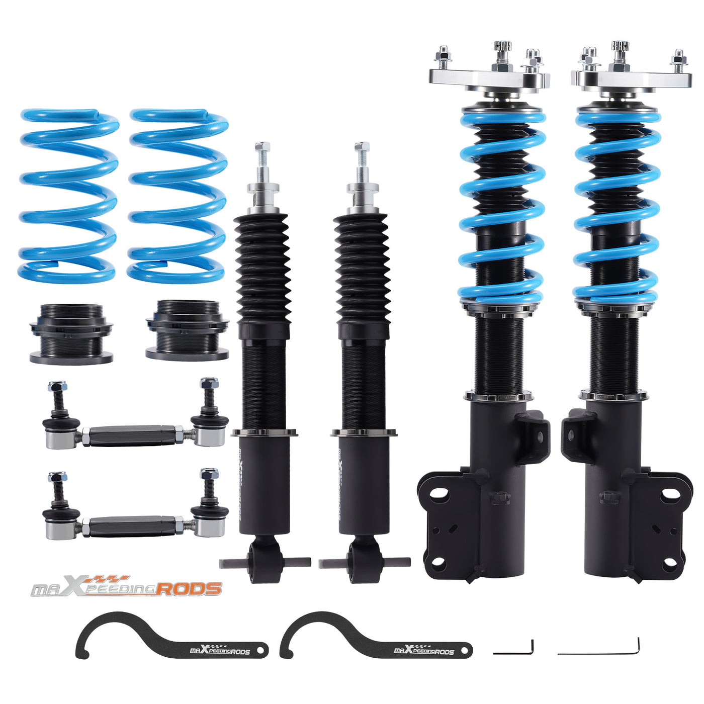 COT6 Adjustable Coilovers Lowering Kit Ford Mustang 2015-2023