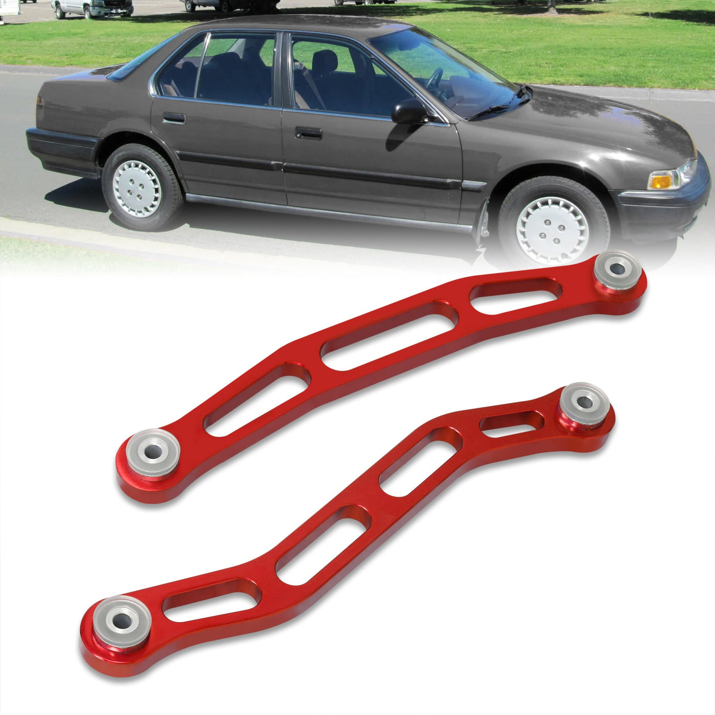 Honda Accord 1990-1993 Rear Lower Control Arms Red