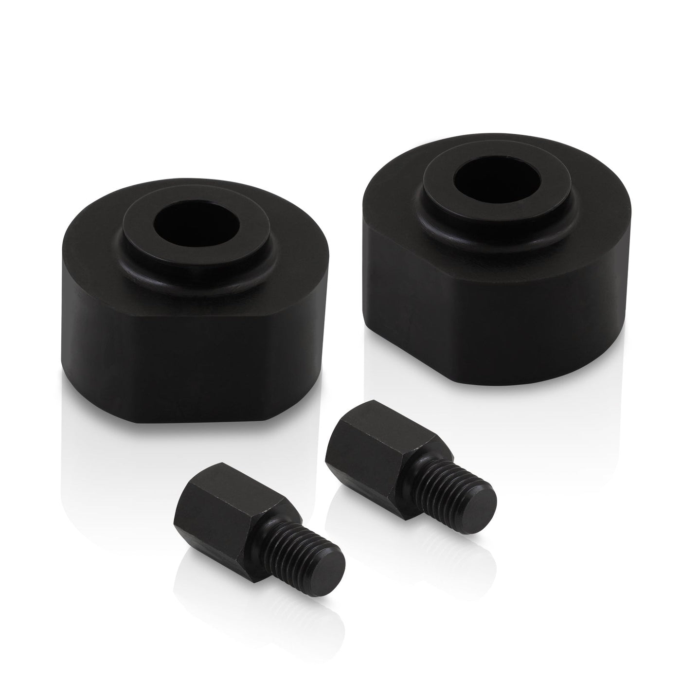 Ford F250 F350 Super Duty 2WD 1999-2020 / Ford Excursion 2WD 2000-2005 2" Front Leveling Kit Black with Stud Extender