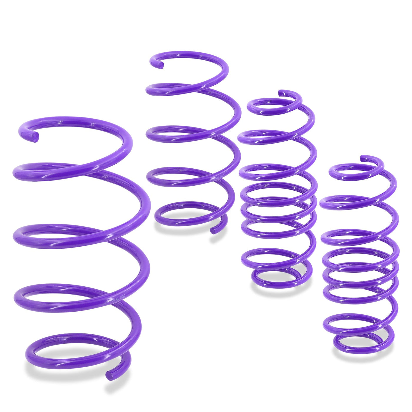 Ford Mustang 2005-2014 Lowering Springs Purple (V6 Drop Front ~1.1" / Rear ~1.9") (V8 Drop Front ~ 1.5" / Rear ~ 2.2")