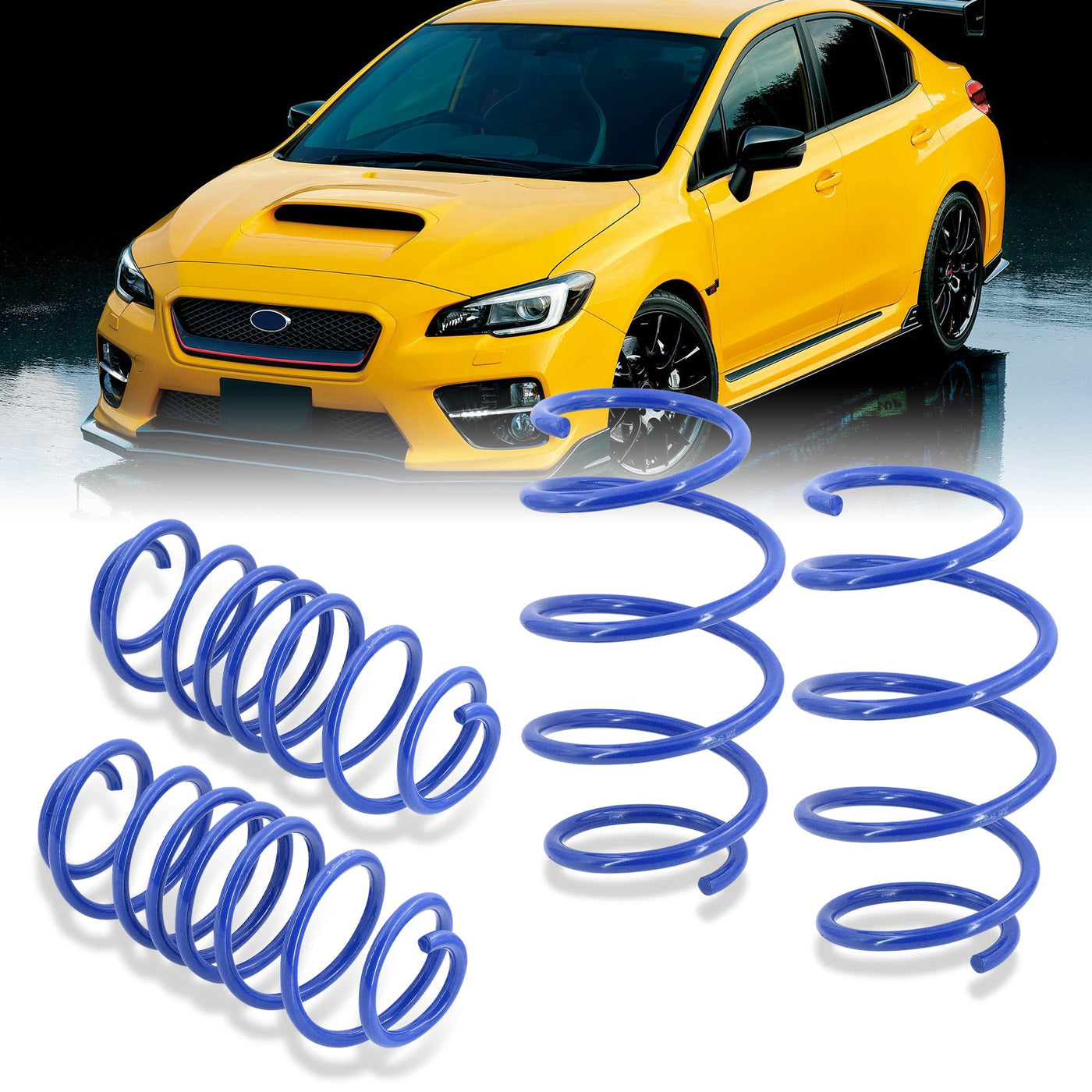 Subaru WRX / STI 2015-2021 Lowering Springs Blue (Front ~1.0" / Rear ~1.0")