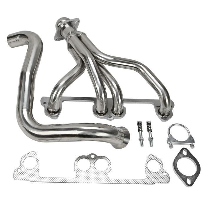 1997-1999 Jeep Wrangler TJ 2.5L L4 Stainless Exhaust Header with Downpipe