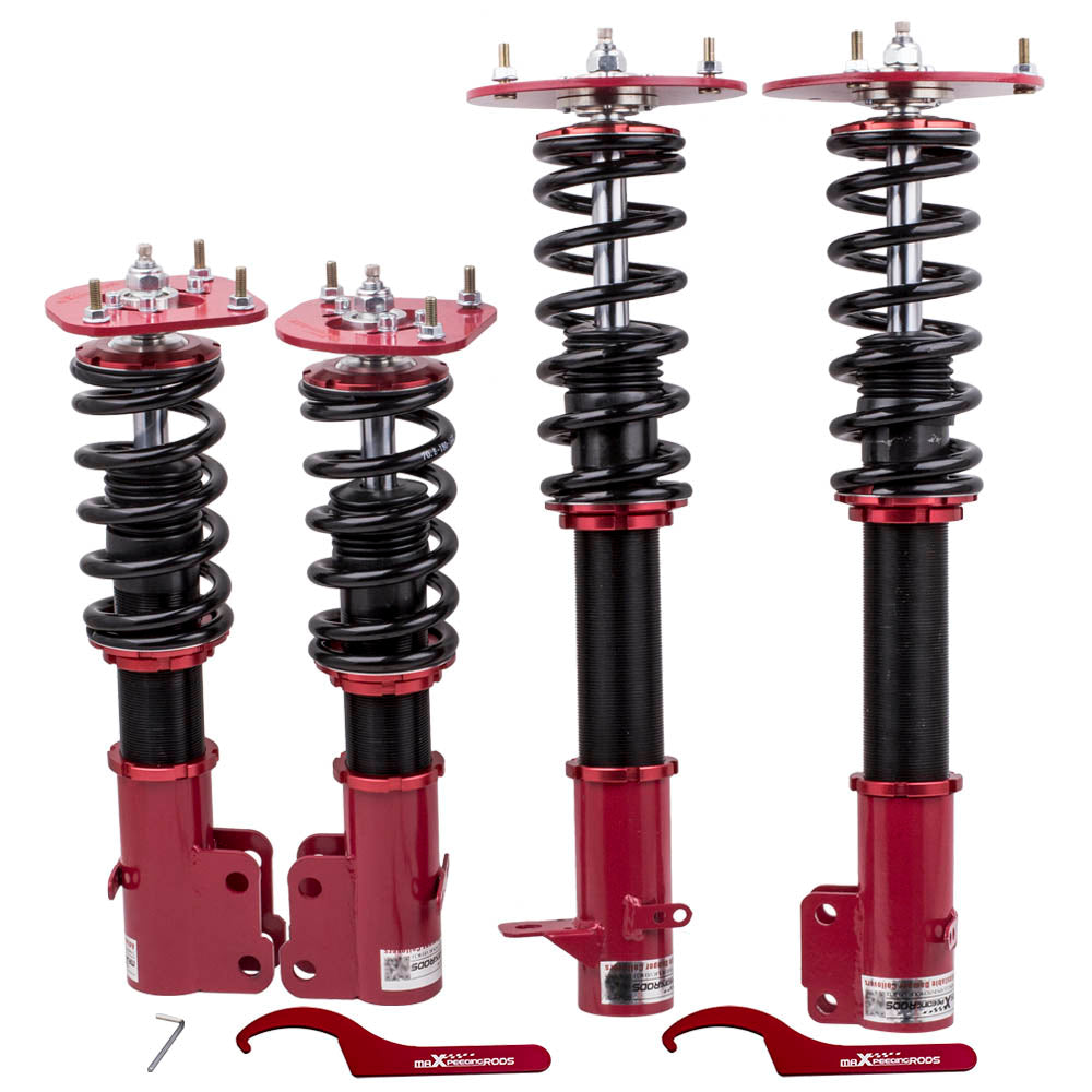 Coilover Shocks Kits Dodge Neon 00-05 and SRT-4 03-05 24 Ways Adj. Damper Red lowering kit