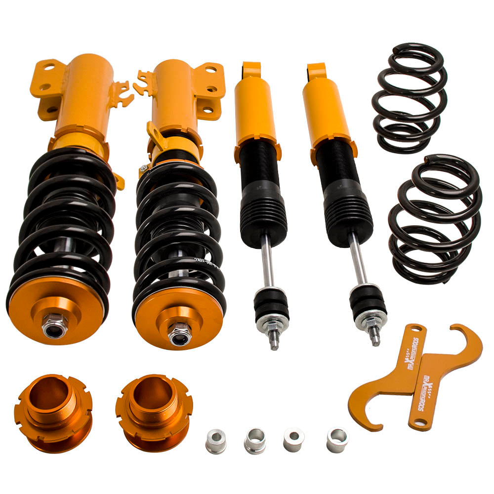 Coilovers Shock Strut Kit Toyota Yaris 13-14 Coil Over Suspension Adj Height lowering kit