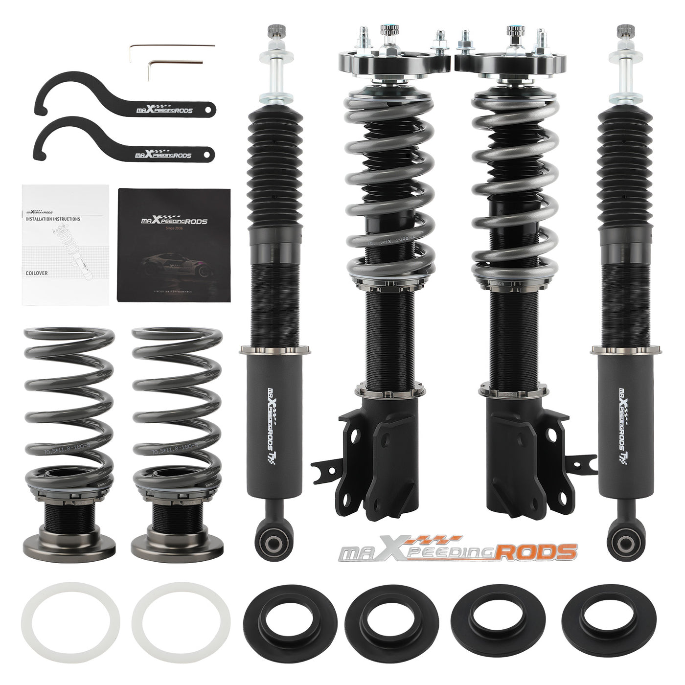 COT7 Adjustable Coilovers Lowering Kit Honda CivicSi 06-11