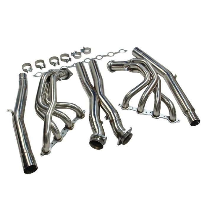 05-13 Chevy Corvette C6 LS2 LS3 Stainless Exhaust Header Manifold X-Pipe Kit