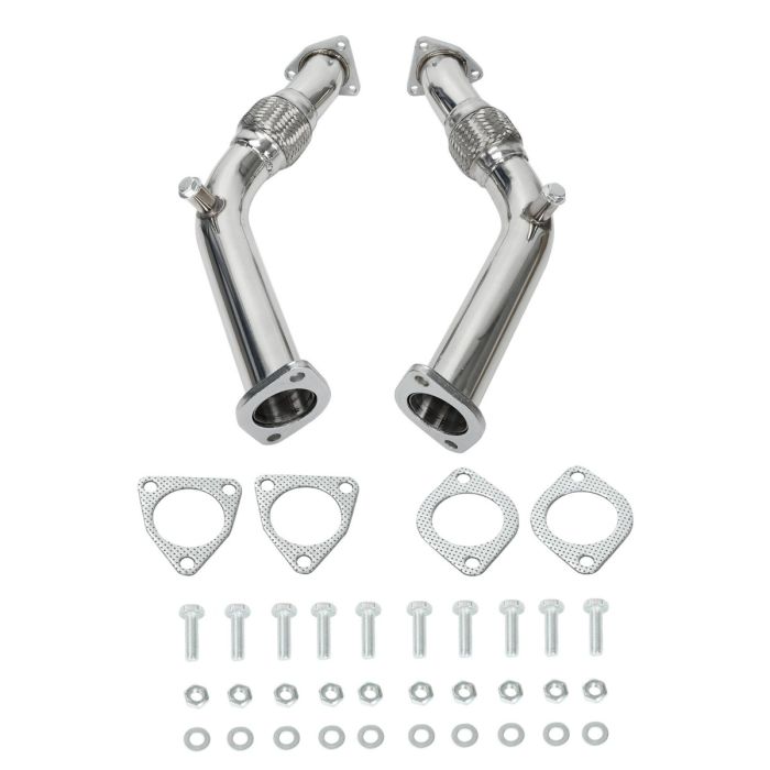 2003-2006 INFINITI G35 FX35 3.5L V6 Downpipe Exhaust Flex Non-Resonated