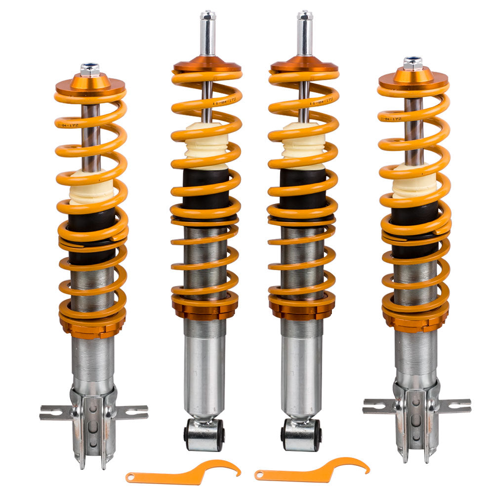 VW Volkswagen Golf MK1 Adjustable Height Shock Absorber Full Coilover Suspension lowering kit