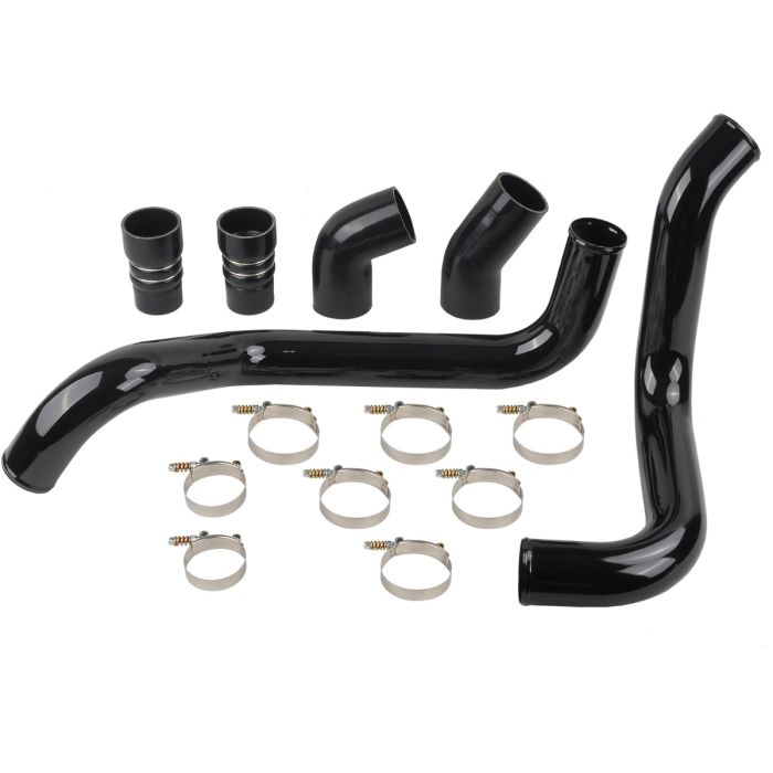 3" Intercooler Pipe & Boot Kit For 02-04 GM 6.6 6.6L LB7 Duramax Diesel Black