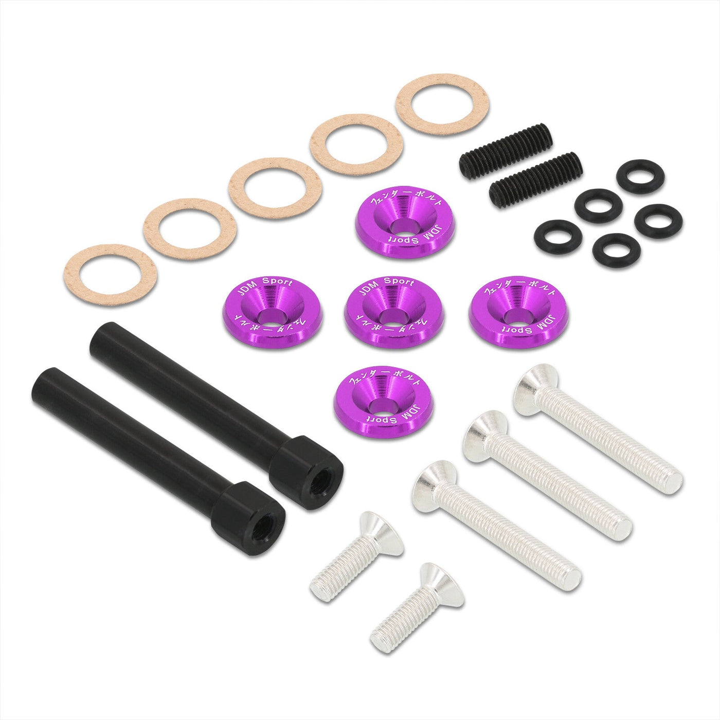 JDM Sport Acura Honda D-Series D15 D16 Low Profile Valve Cover Washers Bolt Kit Purple