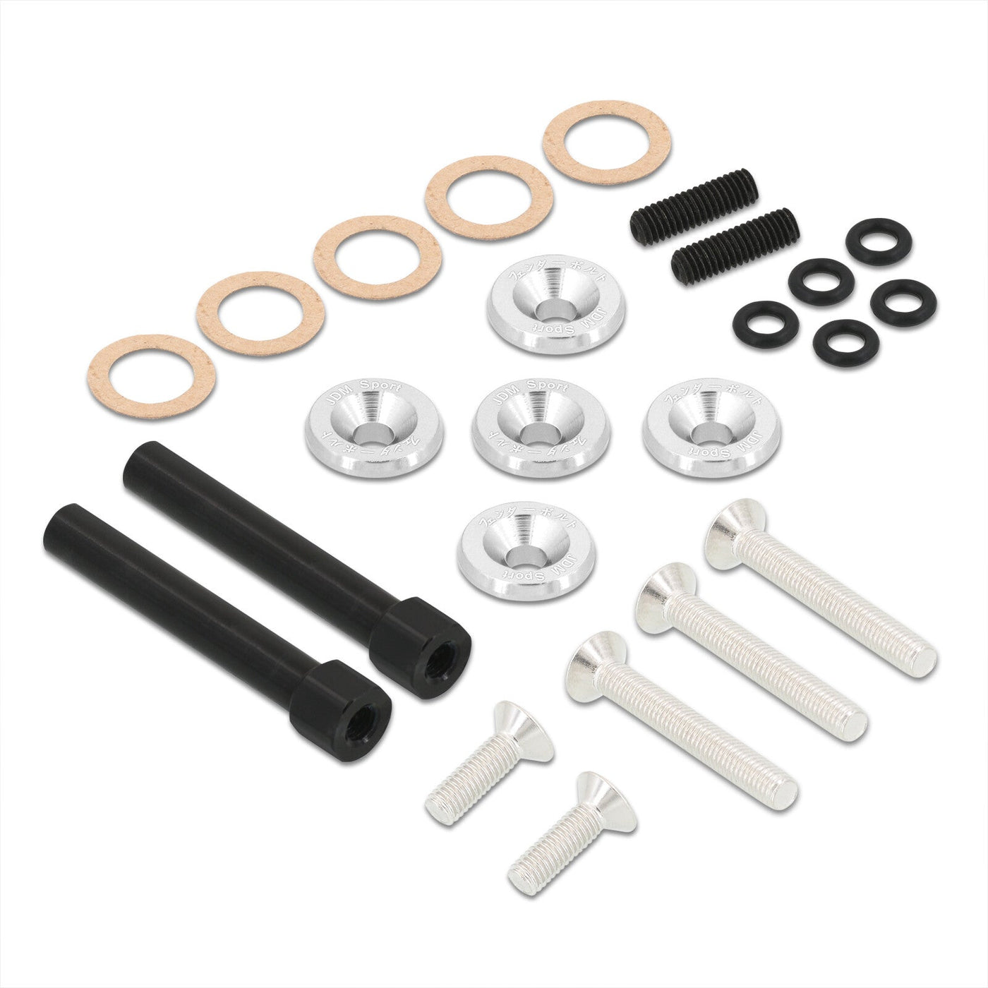 JDM Sport Acura Honda D-Series D15 D16 Low Profile Valve Cover Washers Bolt Kit Polished