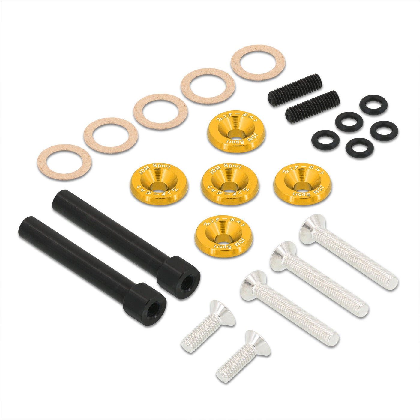 JDM Sport Acura Honda D-Series D15 D16 Low Profile Valve Cover Washers Bolt Kit Gold