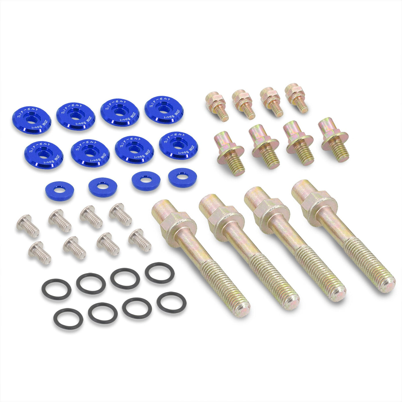 JDM Sport Acura Honda B-Series B16 B17 B18 B20 Low Profile Valve Cover Washers Bolt Kit Blue