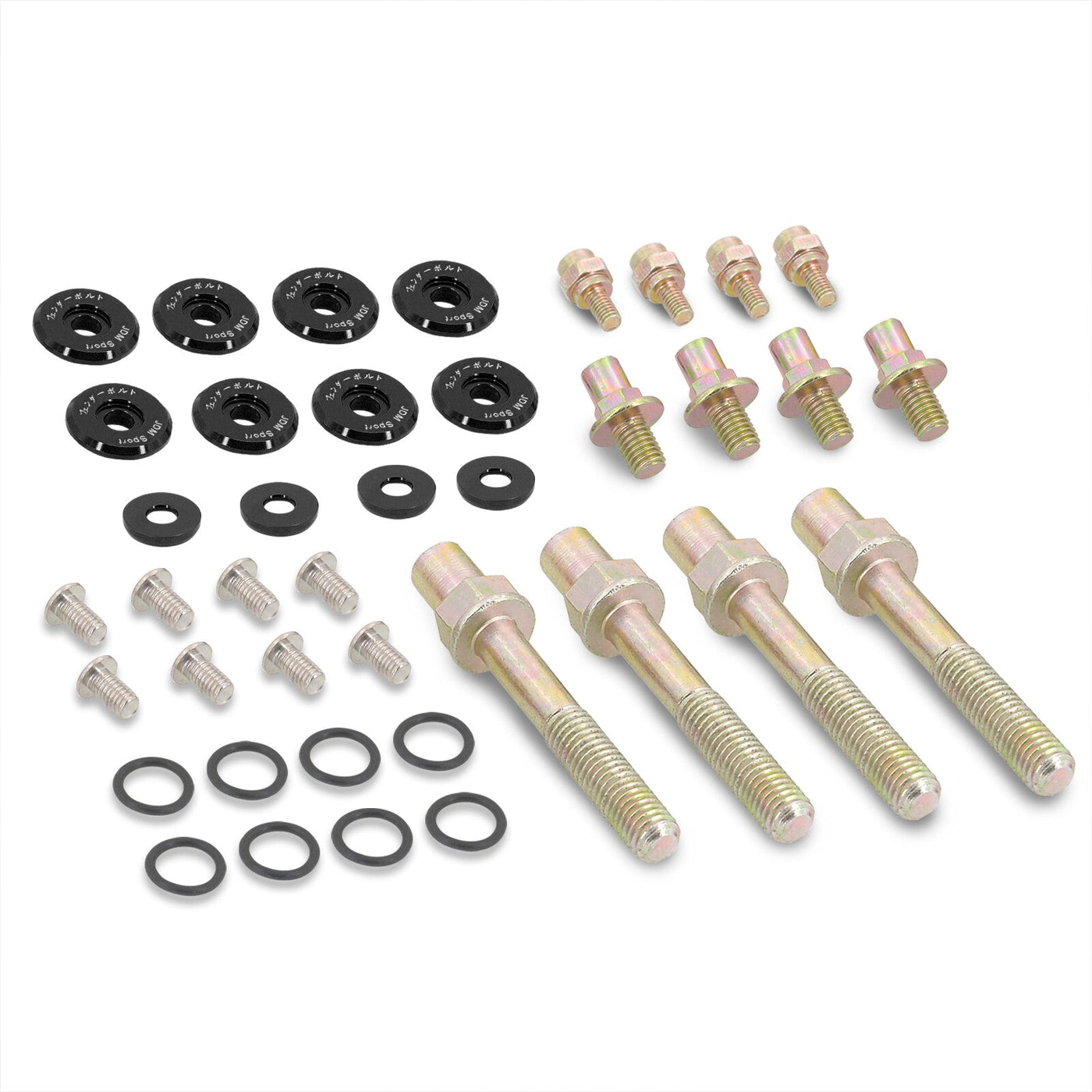 JDM Sport Acura Honda B-Series B16 B17 B18 B20 Low Profile Valve Cover Washers Bolt Kit Black