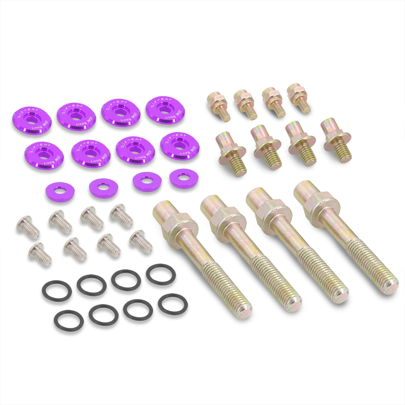 JDM Sport Acura Honda B-Series B16 B17 B18 B20 Low Profile Valve Cover Washers Bolt Kit Purple