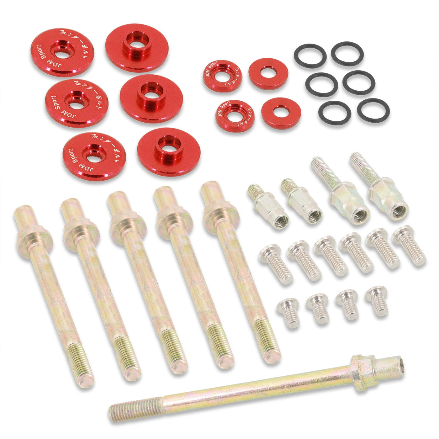 JDM Sport Acura Honda K-Series K20 K24 Low Profile Valve Cover Washers Bolt Kit Red