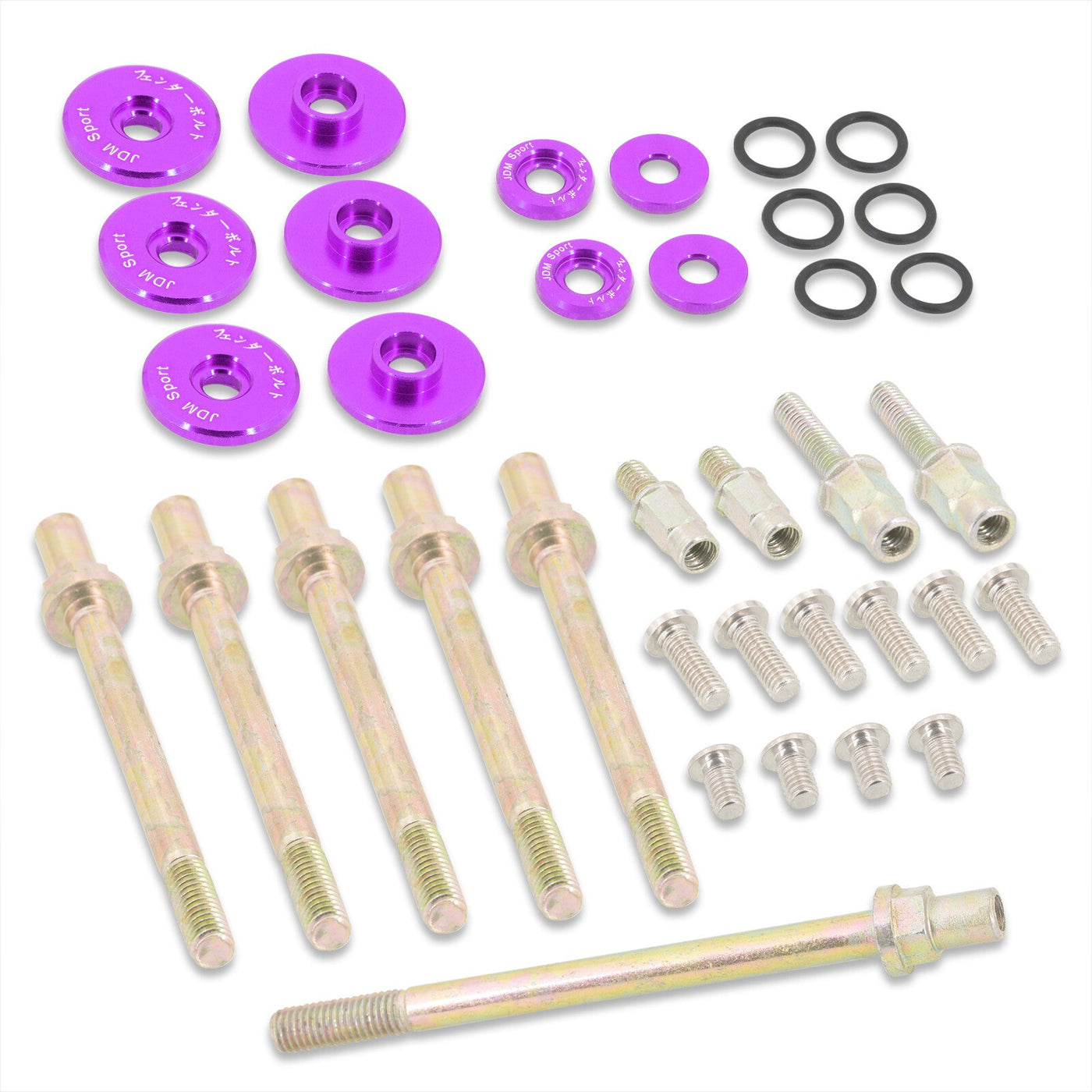 JDM Sport Acura Honda K-Series K20 K24 Low Profile Valve Cover Washers Bolt Kit Purple