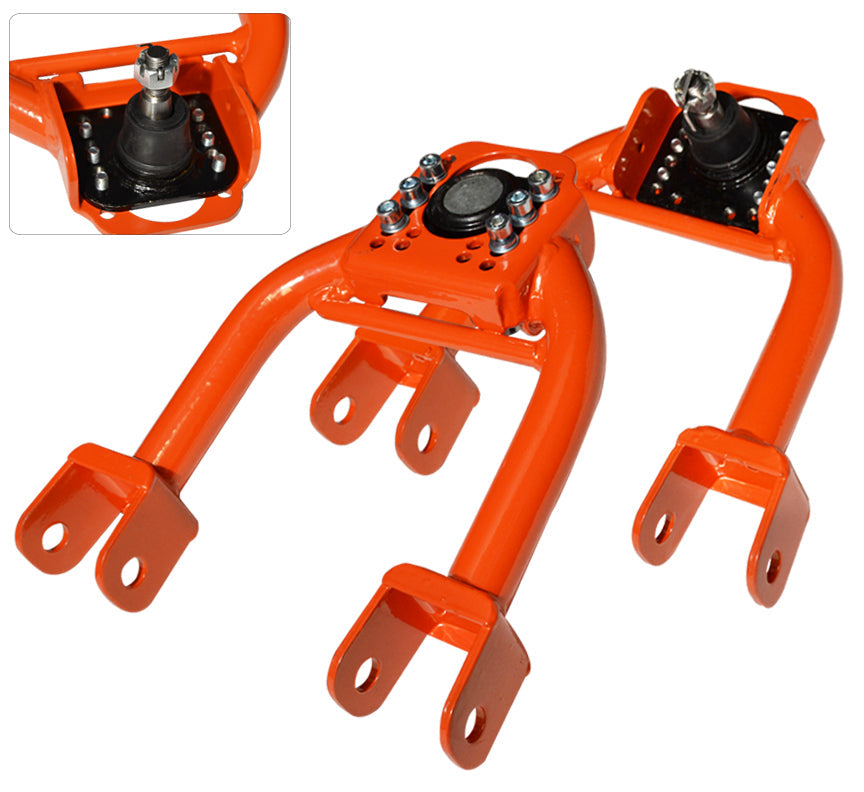 Acura Integra 1994-2001 / Honda Civic 1992-1995 / Del Sol 1993-1997 Front Upper Tubular Control Arms Camber Kit Orange