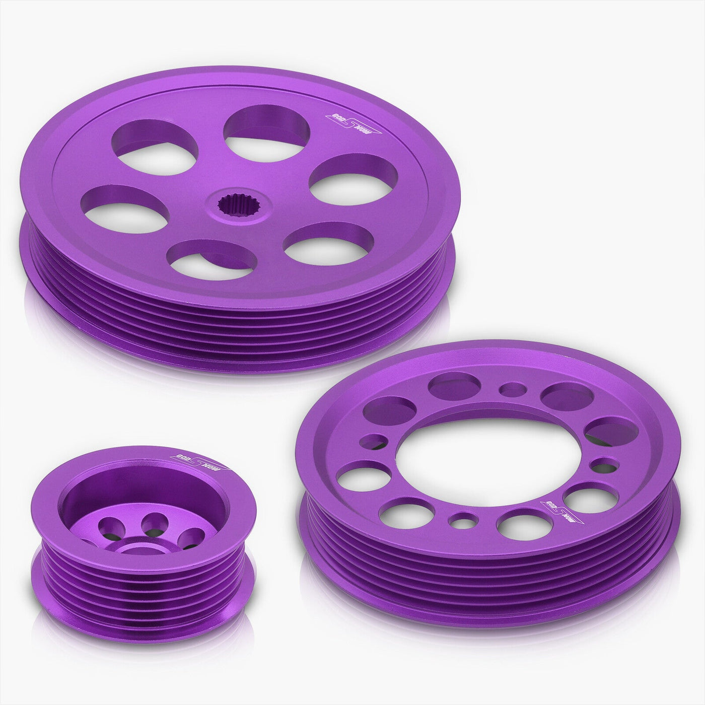 Toyota Supra 3.0L I6 Twin Turbo 1993-1998 Underdrive Crank Pulley Purple