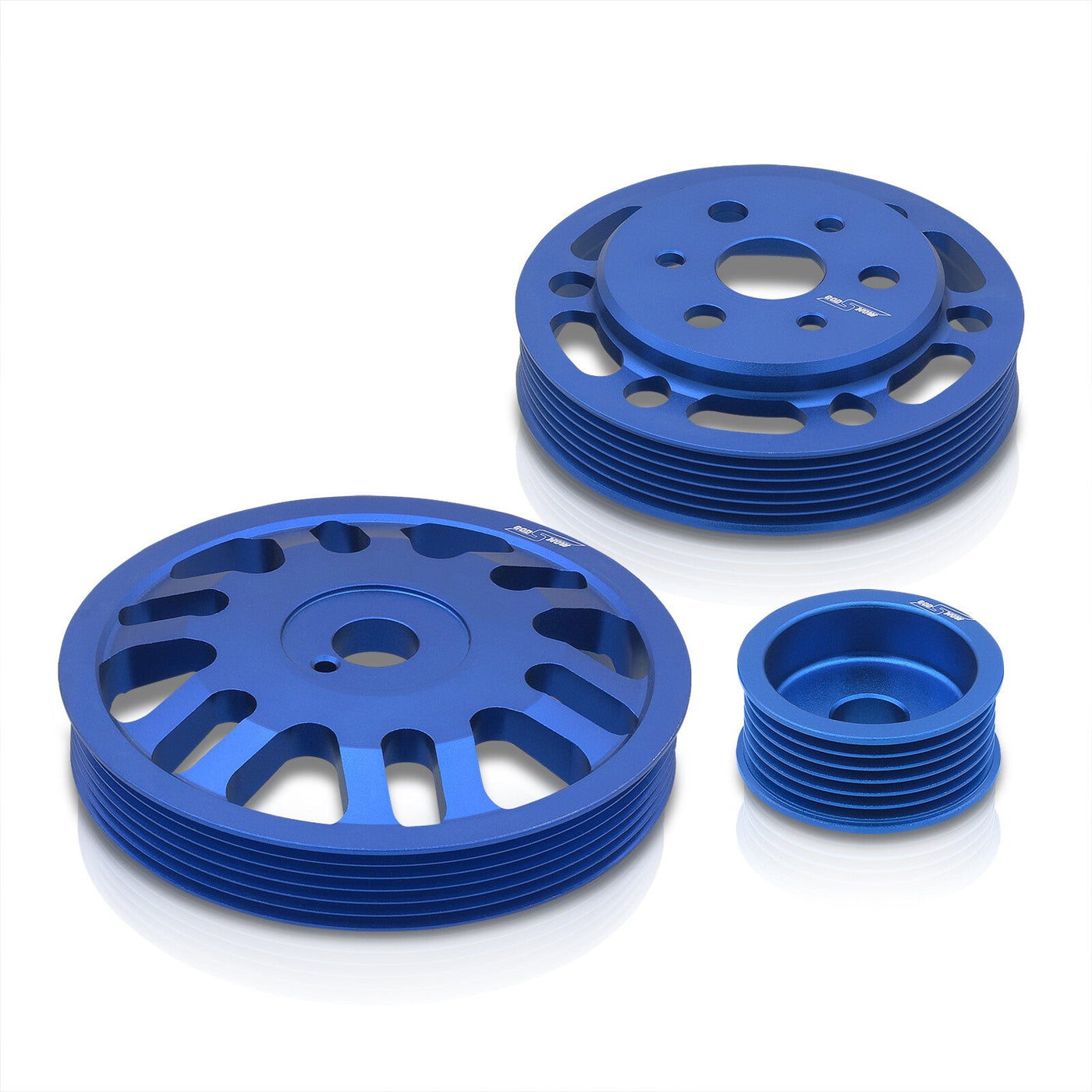 Scion FRS 2013-2016 / Toyota 86 2017-2020 / Subaru BRZ 2013-2020 Underdrive Crank Alternator Water Pump Pulley Blue