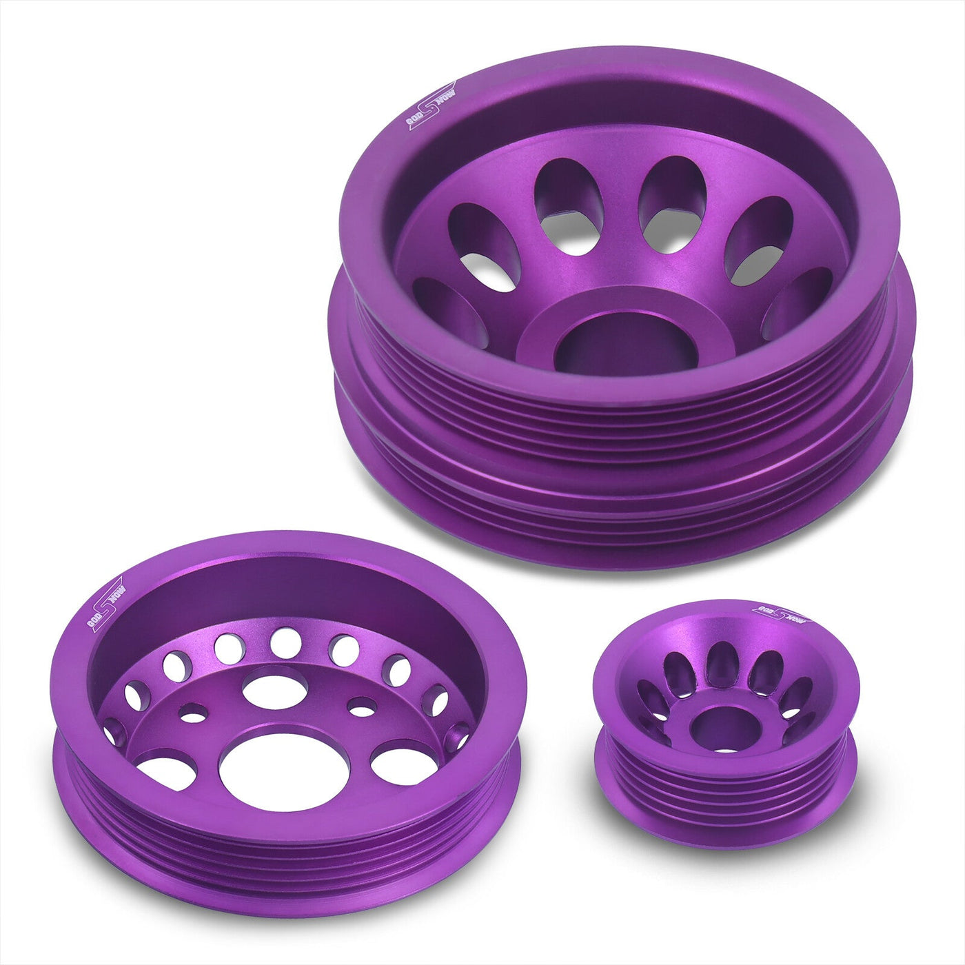 Infiniti G35 2002-2006 / FX35 2003-2006 / Nissan 350Z 2002-2006 3.5L VQ35DE Underdrive Crank Alternator Idler Pulley Purple