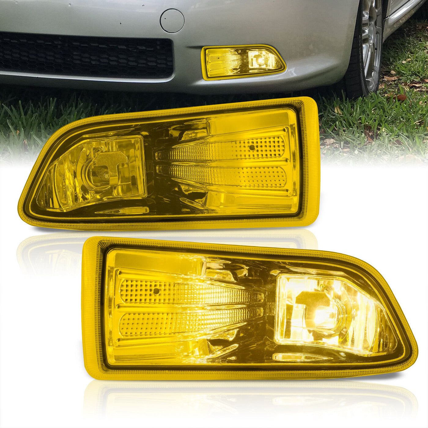 Scion tC 2004-2007 Front Fog Lights Yellow Len (Includes Switch & Wiring Harness)