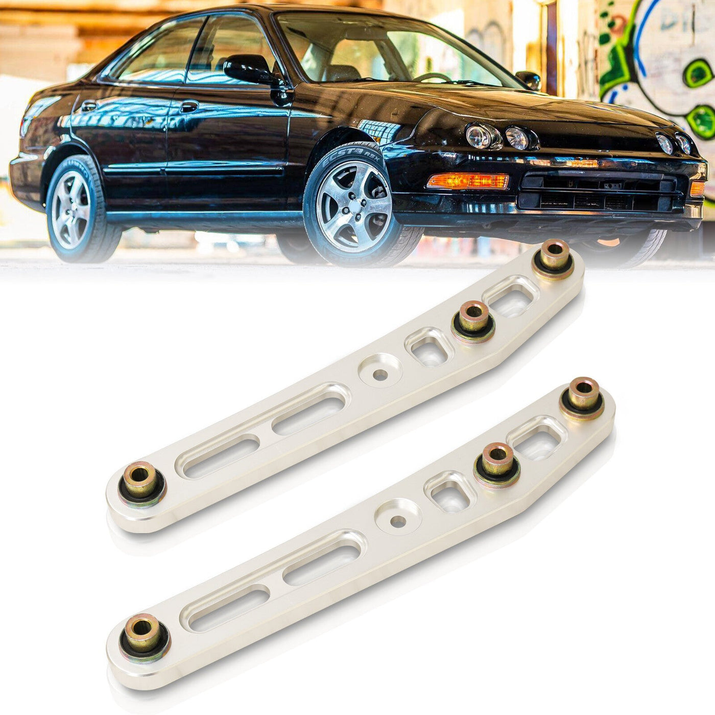 Acura Integra 1994-2001 / Honda Civic 1988-1995 / CRX 1988-1991 / Del Sol 1993-1997 Rear Lower Control Arms Polished