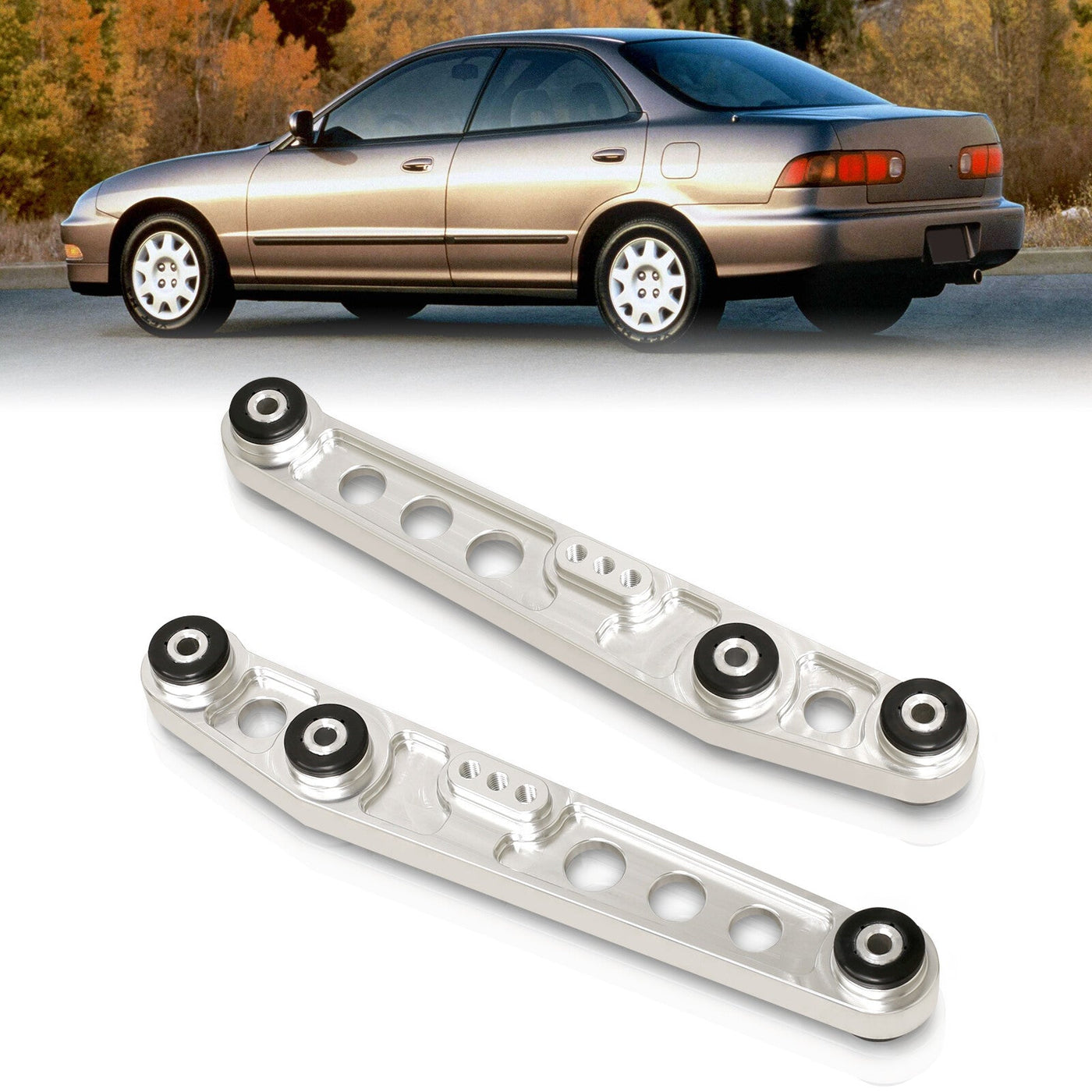 Acura Integra 1994-2001 / Honda Civic 1988-1995 / CRX 1988-1991 / Del Sol 1993-1997 Rear Lower Control Arms Polished