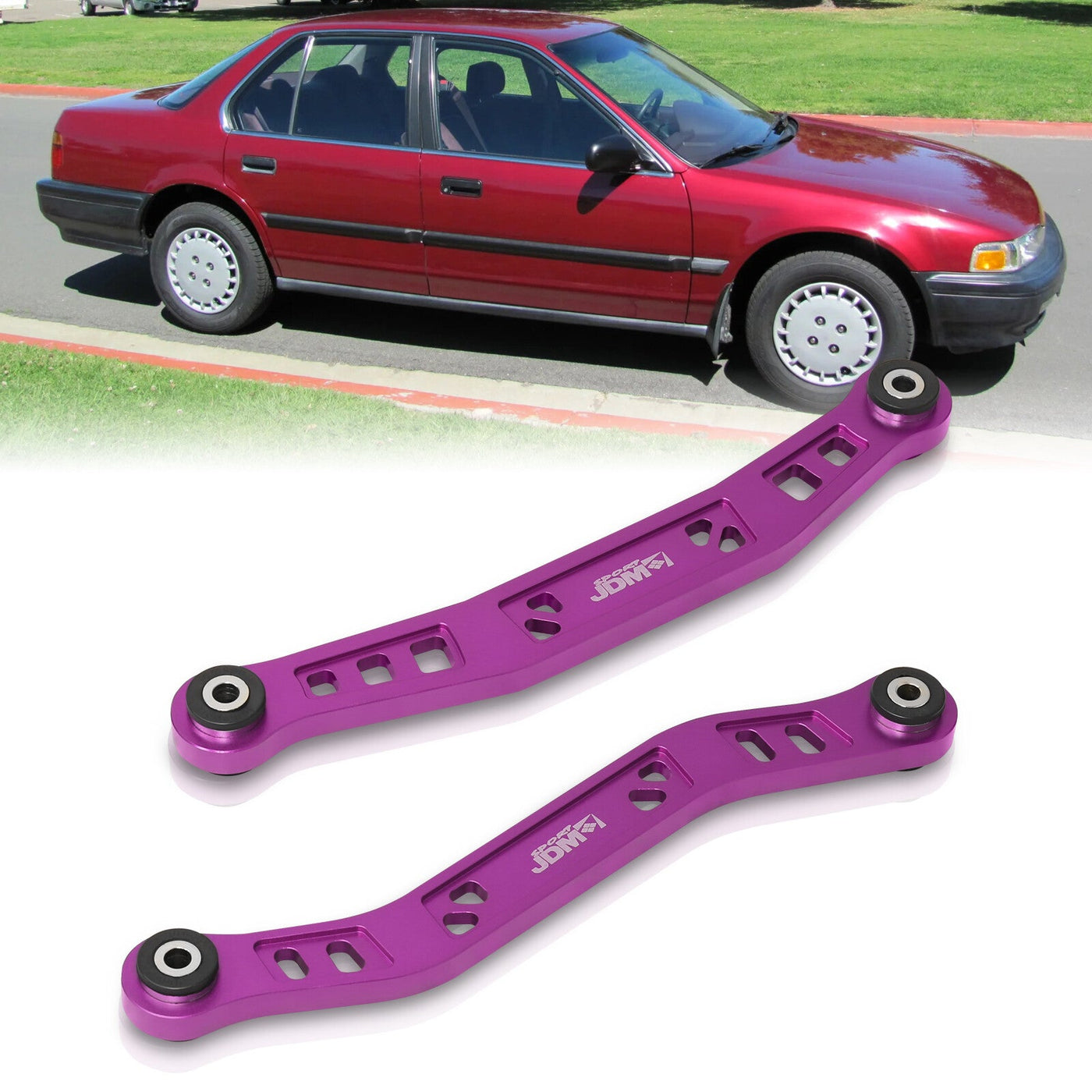 JDM Sport Honda Accord 1990-1993 Rear Lower Control Arms Purple