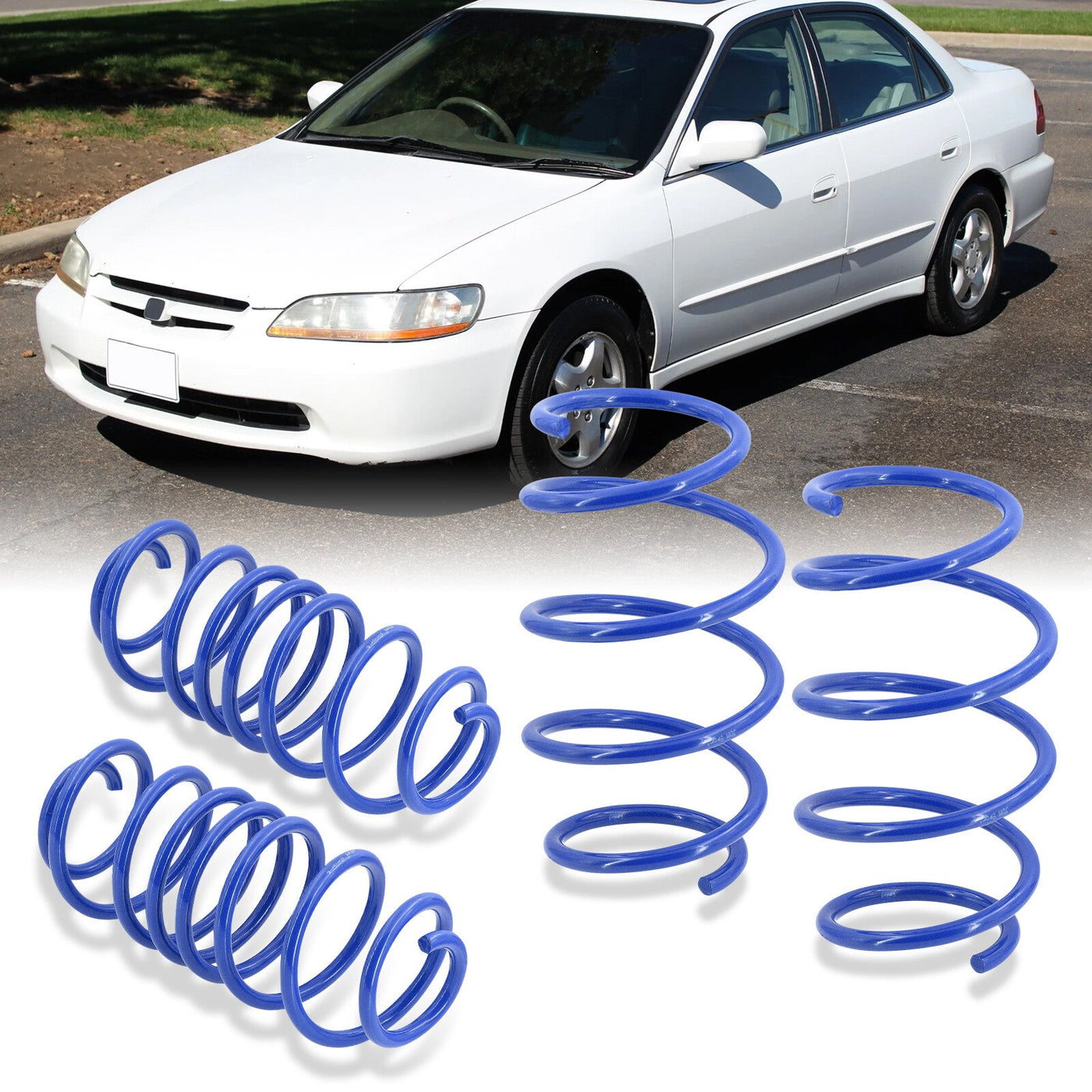 Acura TL 1998-2003 / CL 2001-2003 / Honda Accord 1998-2002 Lowering Springs Blue (Front ~2.25" / Rear ~2.25")