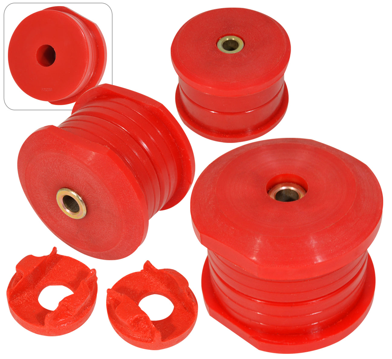 Mitsubishi Eclipse 1990-1994 / Eagle Talon 1990-1994 Polyurethane Engine Motor Mount Insert Red