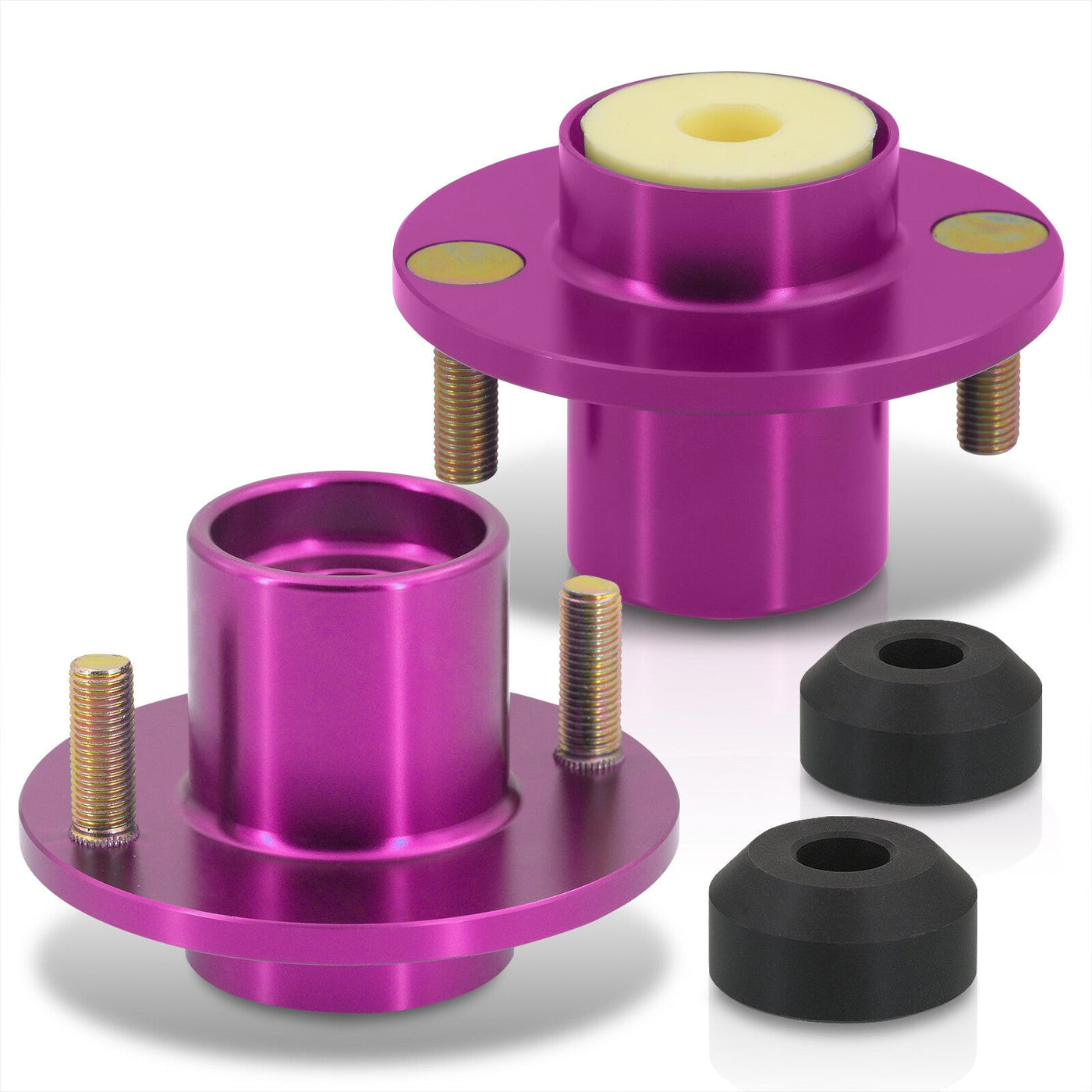 Acura Integra 1990-2001 / Honda Civic 1988-2000 / CRX 1988-1991 / Del Sol 1993-1997 Coilover Top Hats Purple (Left & Right)