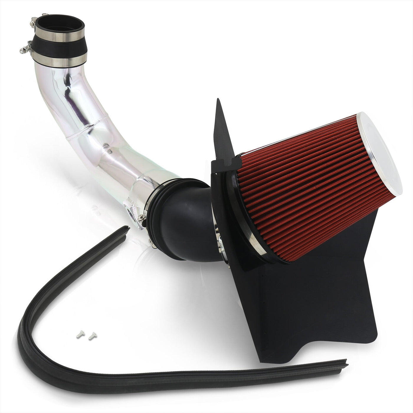 Chevrolet Silverado 2500HD 3500 2004-2005 / GMC Sierra 2004-2005 6.6L V8 Cold Air Intake Polished + Heat Shield