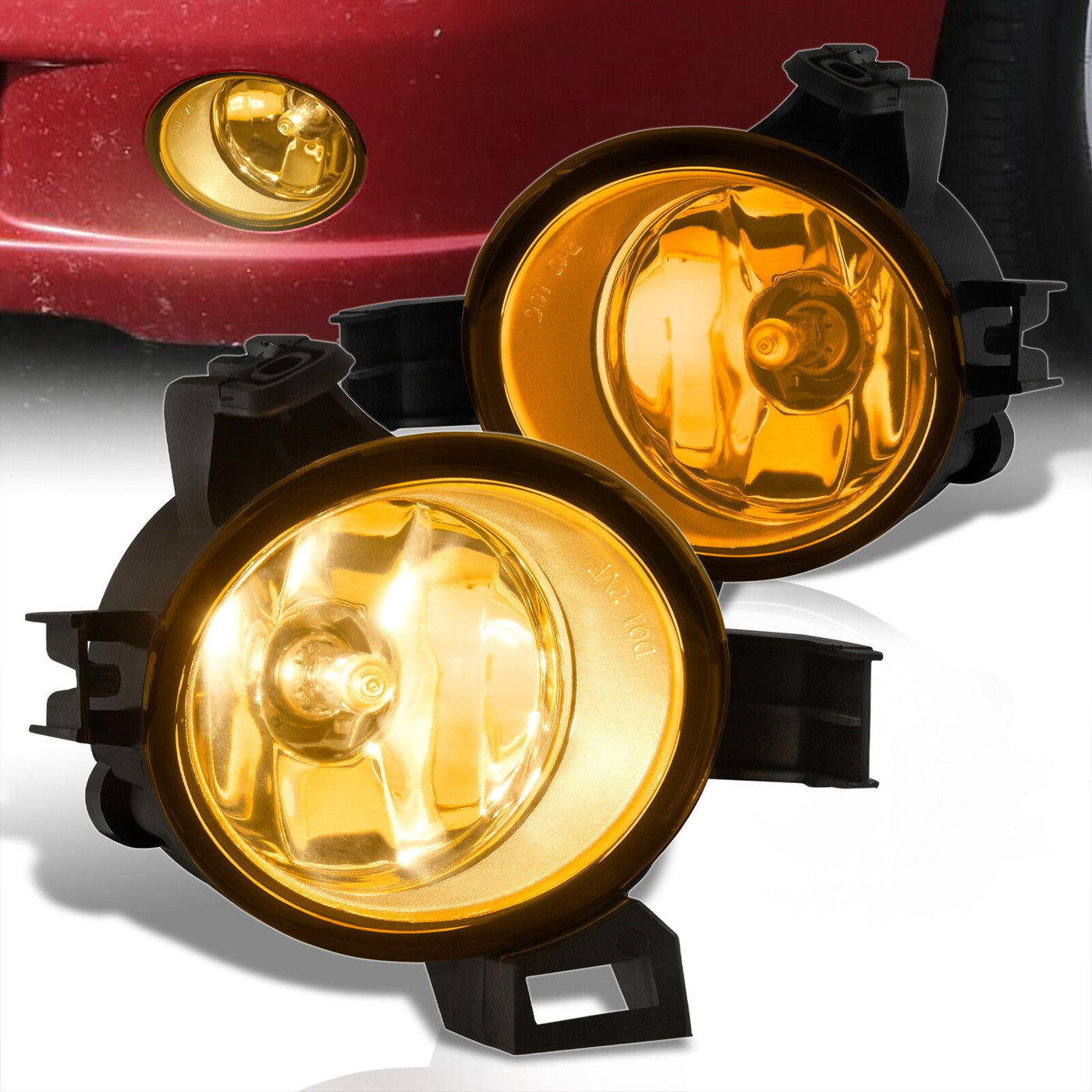 Nissan Altima 2005-2006 Front Fog Lights Yellow Len (Includes Switch & Wiring Harness)