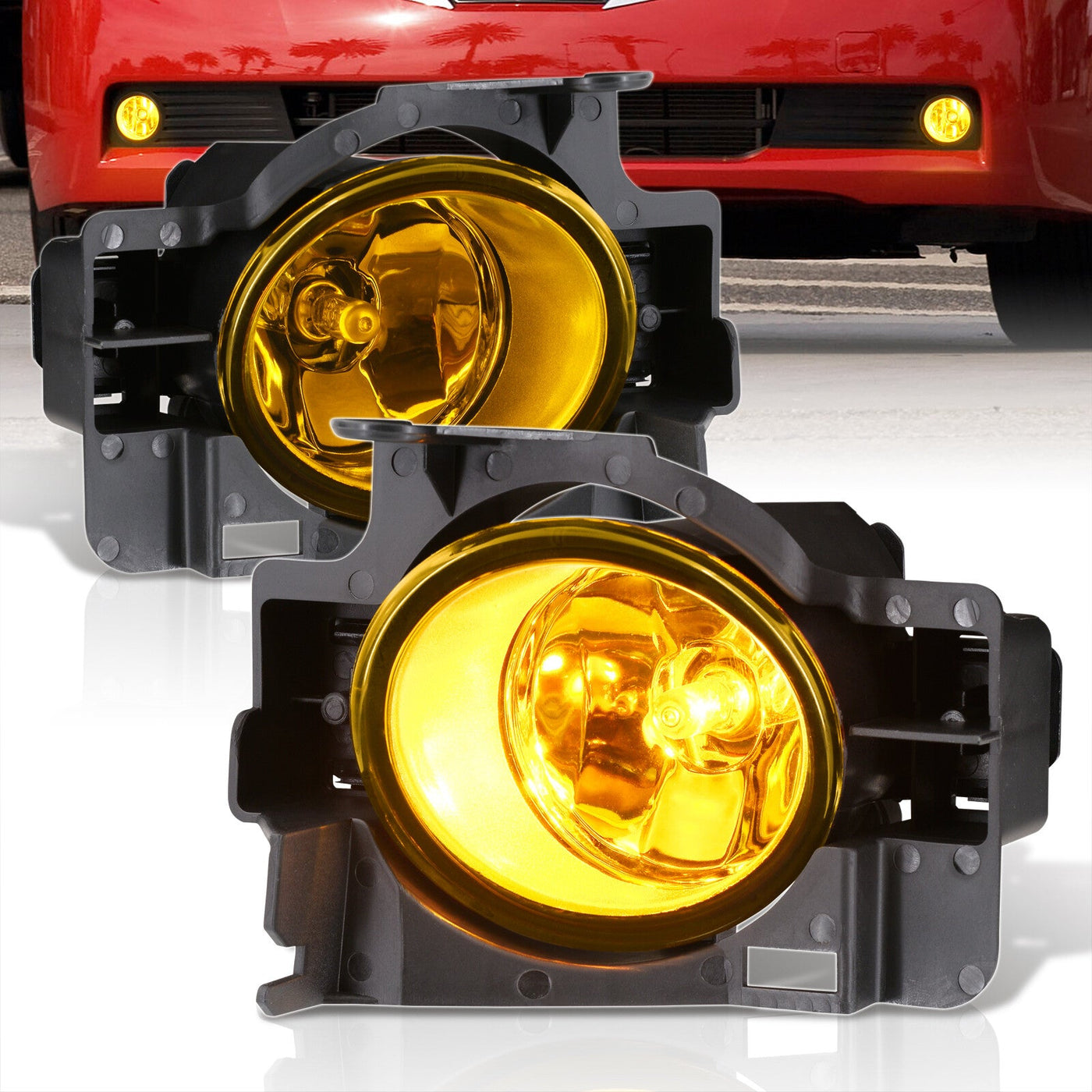 Nissan Altima 2DR 2008-2012 Front Fog Lights Yellow Len (Includes Switch & Wiring Harness)