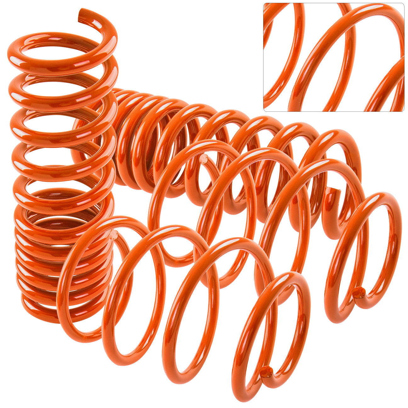 Chevy Camaro V8 2016-2021 Lowering Springs Orange (Front ~1.25" / Rear ~1.5")