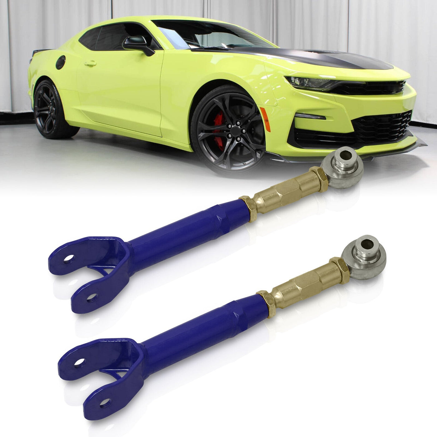 Chevrolet Camaro 2016-2022 Rear Upper Adjustable Control Arms Blue