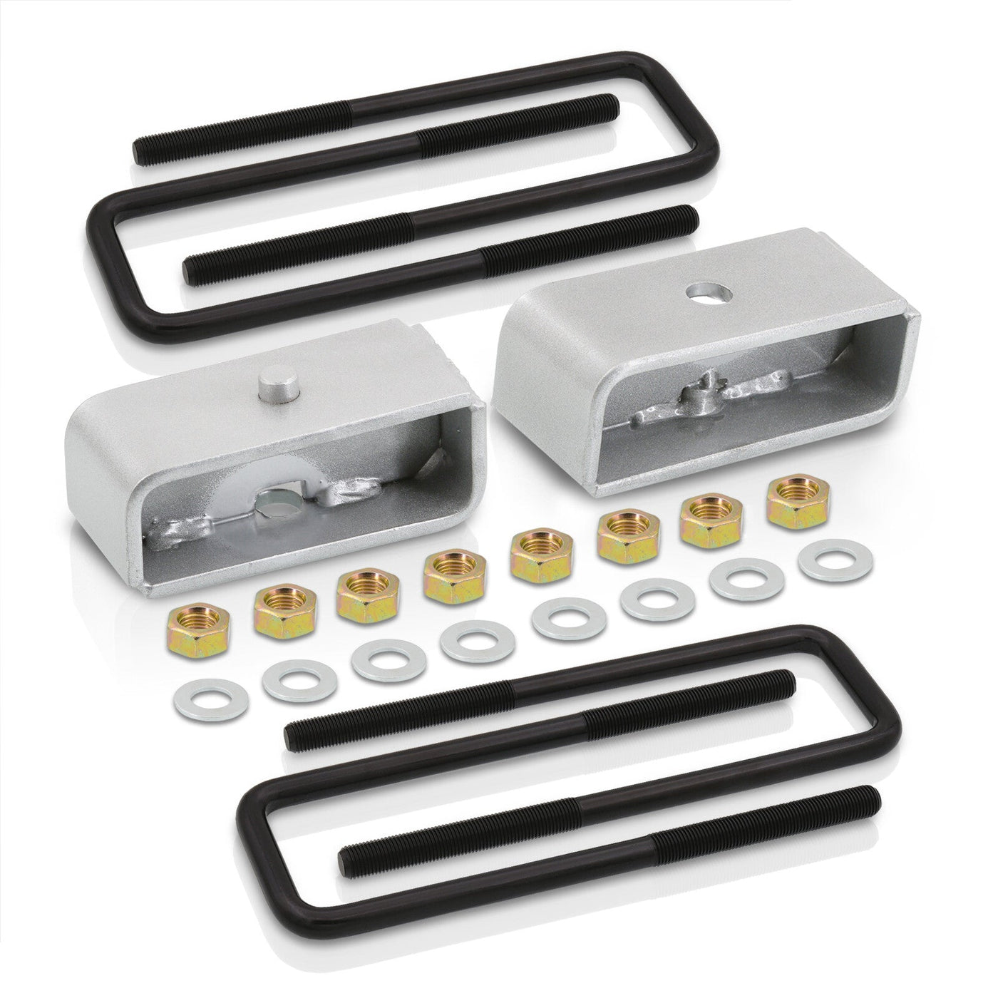 Chevrolet Silverado 1500 1999-2023 / GMC Sierra 1500 1999-2023 2" Rear Leveling Lift Kit Silver