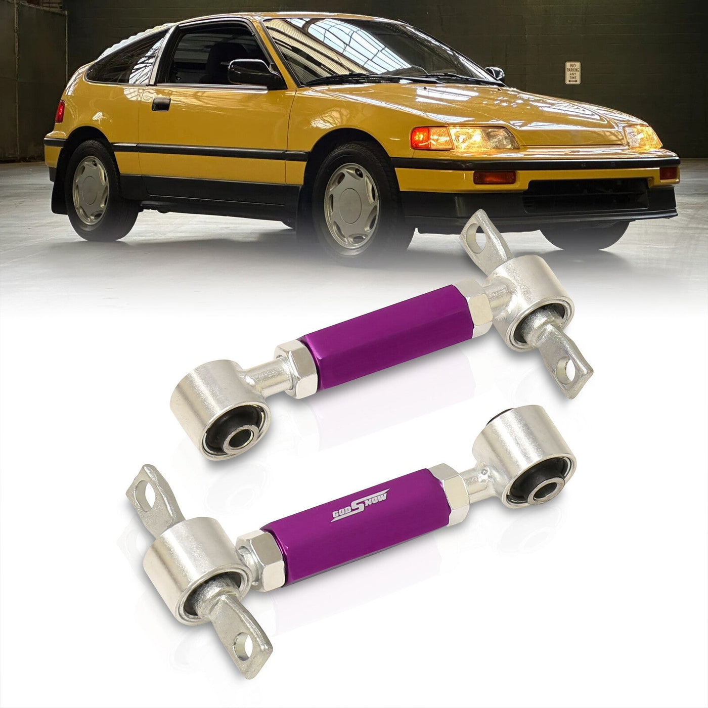 Acura Integra 1990-2001 / Honda Civic 1988-2000 / CRX 1988-1991 / Del Sol 1993-1997 Rear Control Arms Camber Kit Purple