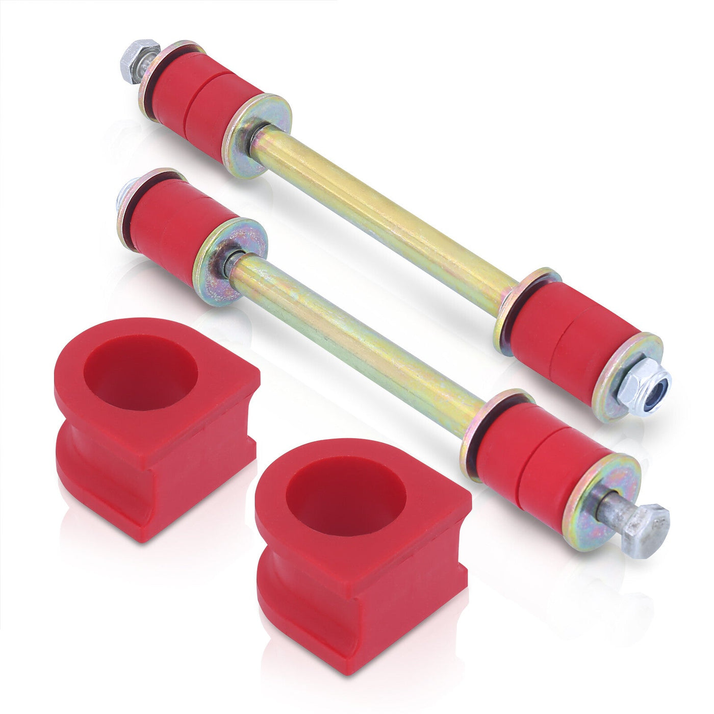 Chevrolet / GMC 1.42" Front Sway Bar Link Bushings Kit Red